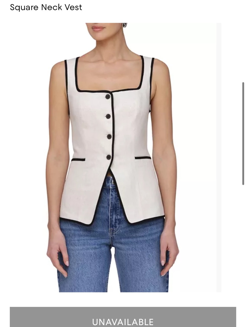 Bagatelle
Square Neck Vest Top